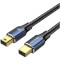 Кабель VENTION 8K Mini DisplayPort Male to Male HD Cable Mini DisplayPort 1.5м Black (HCGLG)