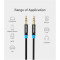 Кабель VENTION 3.5mm Male to Male Aux Audio Cable mini-jack 3.5mm 3м Black (P350AC300-B-M)