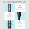 Сплиттер VENTION Dual TRS 3.5mm Male to 4 pole 3.5mm Female Audio Cable mini-jack 3.5мм - 2 x mini-jack 3.5мм 1м Black (BHDBF)
