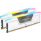 Модуль памяти CORSAIR Vengeance RGB White DDR5 6000MHz 32GB Kit 2x16GB (CMH32GX5M2E6000C36W)