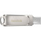 Флэшка SANDISK Ultra Dual Luxe USB/USB-C3.2 1TB Silver (SDDDC4-1T00-G46)