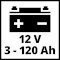 Зарядний пристрій для АКБ EINHELL CE-BC 5 M LiFePO4 LiFePO4/GEL/AGM/SLA 12V 5A 85W (1002251)