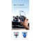 Автодержатель для смартфона USAMS US-ZJ072 Car Center Console Retractable Transparent Holder Black (ZJ072ZJ01)