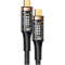 Кабель USAMS US-SJ553 U72 Thunderbolt 3 Data 100W Type-C to Type-C Cable 0.8м Black (SJ553USB01)