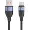 Кабель USAMS US-SJ630 U85 Type-C 6A Aluminum Alloy Fast Charging & Data Cable 1.2м Black (SJ630USB01)