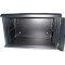 Настенный шкаф 19" HYPERNET WMNC-35-6U-FLAT-AC-Black (6U, 600x350мм, RAL9005)