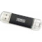 Флешка VERICO Hybrid Classic USB/Micro-B2.0 16GB Black (1UDOV-MIBKG3-NN)