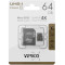 Карта памяти VERICO microSDXC 64GB UHS-I Class 10 + SD-adapter (1MCOV-MAX963-NN)