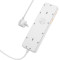 Сетевой фильтр HOCO AC13A White, 5 розеток, 1xUSB-C, 3xUSB, 1.5м