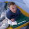 Матрас надувной c подголовником NATUREHIKE Outdoor Inflatable Mattress 198x59 Green (CNK2300DZ0001-GR)