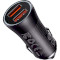 Автомобильное зарядное устройство BASEUS Golden Contactor Max Dual Fast Charger U+U 60W Dark Gray (CGJM000013)