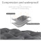 Надувний килимок із подушкою NATUREHIKE FC12 TPU Sleeping Pad Graphite (6927595796832)