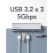 Порт-реплікатор LEXAR H31 7-in-1 USB-C Hub (LPAH31N-RNHNG)