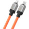 Кабель BASEUS CoolPlay Series Fast Charging Cable Type-C to iP 20W 1м Orange (CAKW000007)