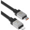 Кабель BASEUS CoolPlay Series Fast Charging Cable Type-C to iP 20W 2м Black (CAKW000101)