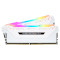 Модуль пам'яті CORSAIR Vengeance RGB Pro White DDR4 3200MHz 32GB Kit 2x16GB (CMW32GX4M2E3200C16W)