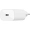 Зарядное устройство BELKIN Boost Up Charge 25W USB-C PD3.0 PPS Wall Charger White w/Type-C to Lightning cable (WCA004VF1MWH-B5)