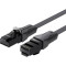 Патч-корд плаский VENTION U/UTP Cat.6 CCA 1м Black (IBABF)