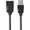 Кабель-удлинитель VENTION USB 2.0 AM/AF 1.5м Black (VAS-A44-B150)