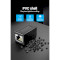 З'єднувач крученої пари VENTION Cat.6 FTP Keystone Jack Coupler 5-pack екранований Black (IPVB0-5)