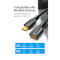 Кабель-подовжувач VENTION HDMI Extension Cable HDMI v2.1 1.5м Black (AHBBG)