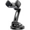 Автодержатель для смартфона HOCO CA111 Pull Clip Suction Cup Car Holder Black Metal Gray