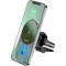 Автотримач для смартфона з бездротовою зарядкою HOCO CA91 Magic Magnetic Wireless Fast Charging Car Holder Gray