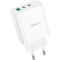 Зарядний пристрій HOCO C126A Pure power 1xUSB-A, 2xUSB-C, PD40W, QC3.0 White (6931474798725)