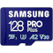 Карта пам'яті SAMSUNG microSDXC Pro Plus 128GB UHS-I U3 V30 A2 Class 10 + SD-adapter (MB-MD128SA/EU)