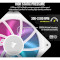Комплект вентиляторов CORSAIR iCUE Link RX120 RGB PWM White 3-Pack (CO-9051022-WW)