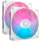 Комплект вентиляторів CORSAIR iCUE Link RX140 RGB PWM White 2-Pack (CO-9051024-WW)