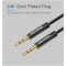 Кабель VENTION AUX Audio Cable mini-jack 3.5mm 2м Black (BAGBH)