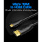 Кабель VENTION Male to Male Micro-HDMI - HDMI v1.4 3м Black (VAA-D03-B300)