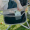 Стілець кемпінговий NATUREHIKE Outdoor Folding Chair with Detachable Footrest Beige (CNK2300JJ012-BG)