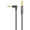 Кабель VENTION Male to Male Audio Cable mini-jack 3.5mm 2м Black (BAZBH)