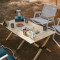 Кемпинговый стол NATUREHIKE Outdoor Lightweight Aluminium Oak Grain Omelet Table S 60x57см Oak (CNK2300JU010-S-OK)