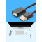 Кабель-удлинитель UGREEN US103 USB-A to USB-A Extension 1м Black (10314)