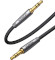 Кабель UGREEN AV150 HiFi Aux Audio Cable mini-jack 3.5mm 2м Gray (70899)