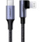 Кабель UGREEN US305 USB-C to Lightning Angled Cable PD3.0 36W 1м Gray (60763)