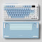 Клавіатура бездротова FL ESPORTS CMK75 FLCMMK Ice Pink Switch Lake Placid Blue