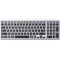 Клавіатура бездротова UGREEN KU005 Ultra Slim EN/RU Silver/Black (15258)