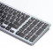 Клавіатура бездротова UGREEN KU005 Ultra Slim EN/RU Silver/Black (15258)