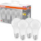 Лампочка LED OSRAM LED Base A60 E27 10W 2700K 220V (4 шт. в комплекті) (4058075184992)