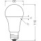 Лампочка LED OSRAM LED Base A60 E27 13W 4000K 220V (3 шт. в комплекте) (4058075819559)