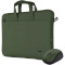 Сумка для ноутбука 16" TRUST Bologna Bag & Mouse Set Green (24989)