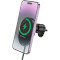 Автодержатель для смартфона с беспроводной зарядкой HOCO HW12 Wireless Fast Charge Car Holder Black/Gray
