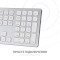 Клавіатура бездротова OFFICEPRO SK1550 White