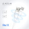 Кабель ACCLAB PwrX 20W USB to Lightning 1.2м White
