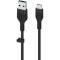 Кабель BELKIN Boost Up Charge Flex USB-A to USB-C 1м Black (CAB008BT1MBK)