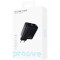 Зарядное устройство PROOVE Silicone Power Plus 45W 1xUSB-A, 1xUSB-C, PD3.0, QC3.0 Black